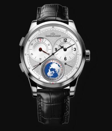 (image for) Jaeger-LeCoultre Duomètre Unique Travel Time White Gold Replica Watch 6063540