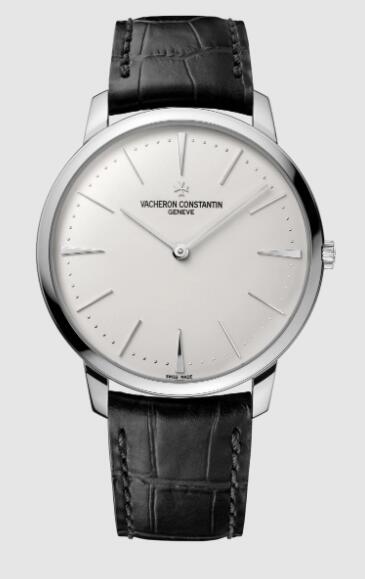 (image for) Vacheron Constantin Patrimony manual-winding 18K white gold Replica Watch 81180/000G-9117