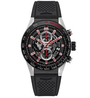 (image for) TAG Heuer Carrera Calibre Heuer 01 45 Stainless Steel Mexico Angel Replica Watch CAR2A1F.FT6044