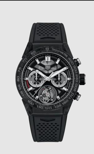 (image for) TAG Heuer Carrera Chronograph Calibre HEUER02T COSC Men 45 mm Replica Watch CAR5A8W.FT6071