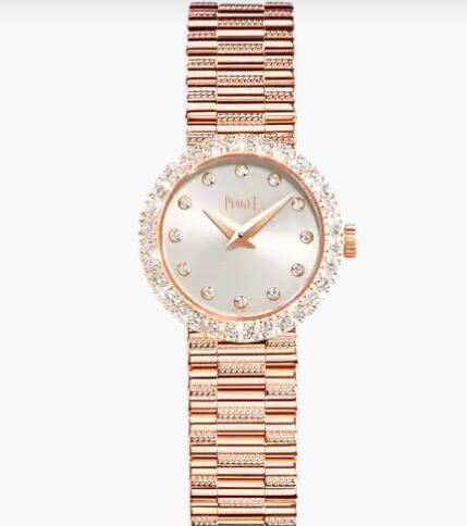 (image for) Replica Piaget Traditional Diamond Rose Gold Watch Piaget Replica Women Watch G0A42048