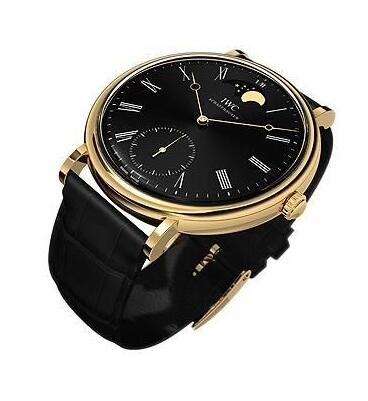 (image for) Replica IWC Portofino 1984 Rose Gold Watch Black IW544807