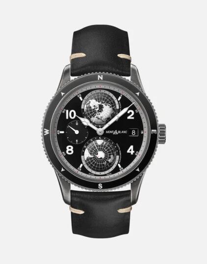 (image for) Montblanc 1858 Geosphere UltraBlack Limited Edition Replica Watch MB128257