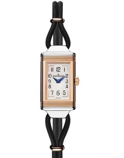 (image for) Replica Jaeger Lecoultre Reverso One Cordonnet Watch Q3264420 Steel - Leather Strap